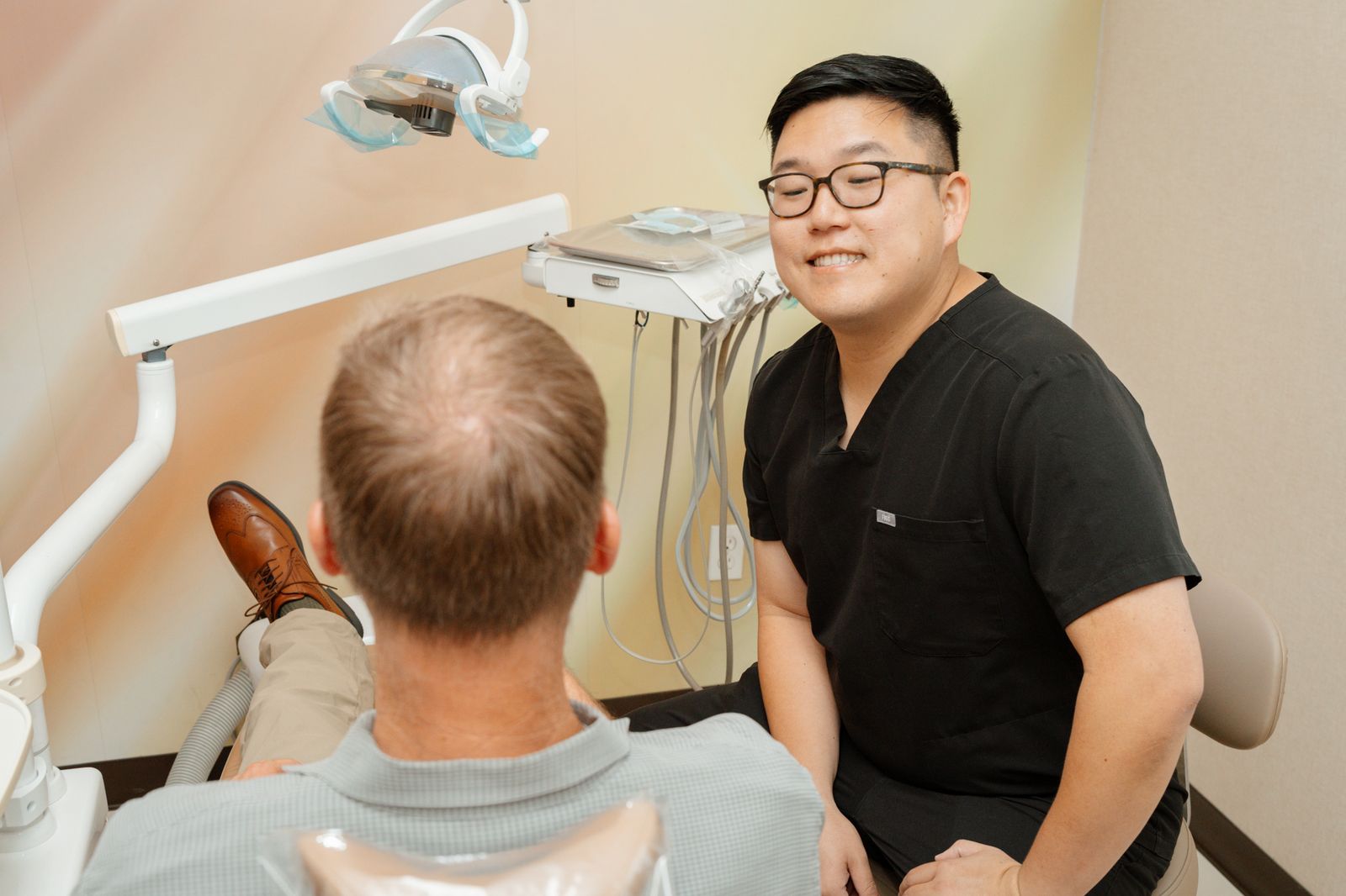 The In Line Dentistry front desk welcoming a patient