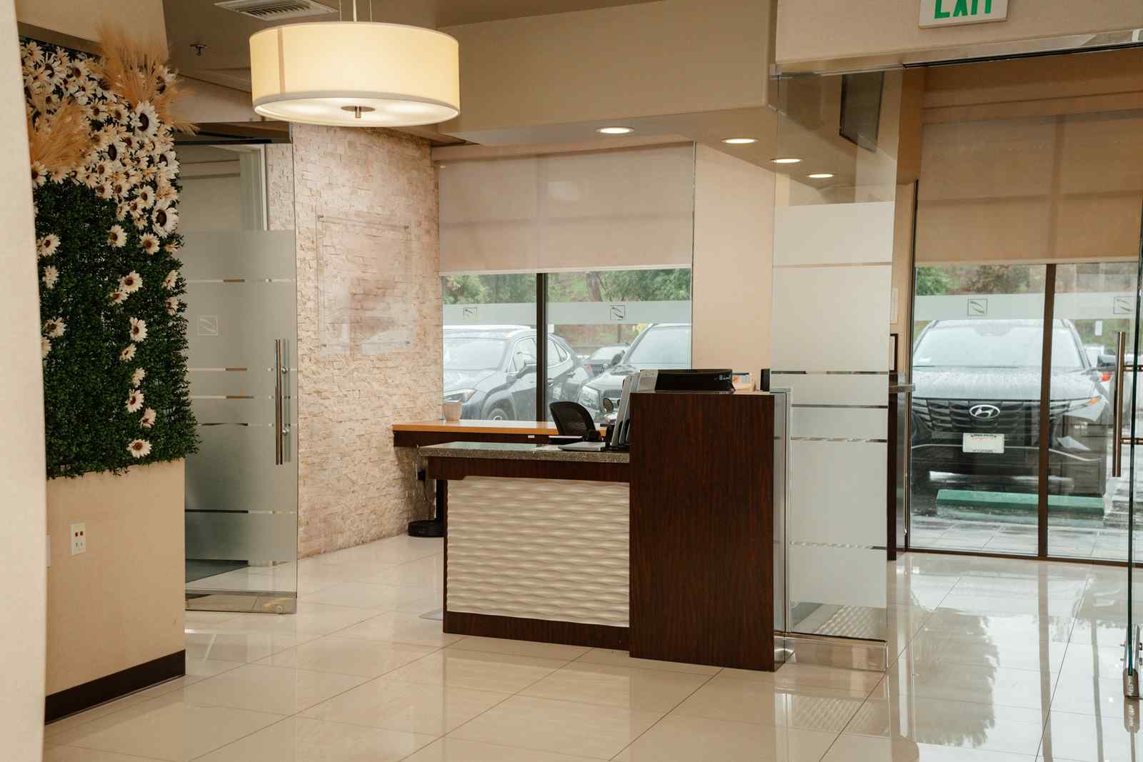 A bright treatment room at In Line Dentistry