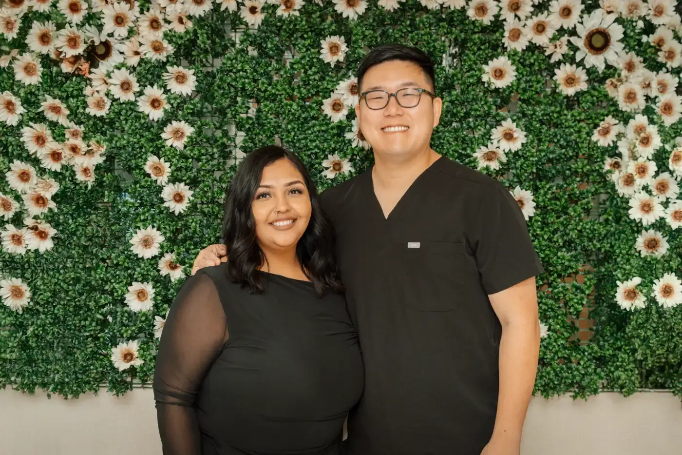 Dr. Chon and the In Line Dentistry team